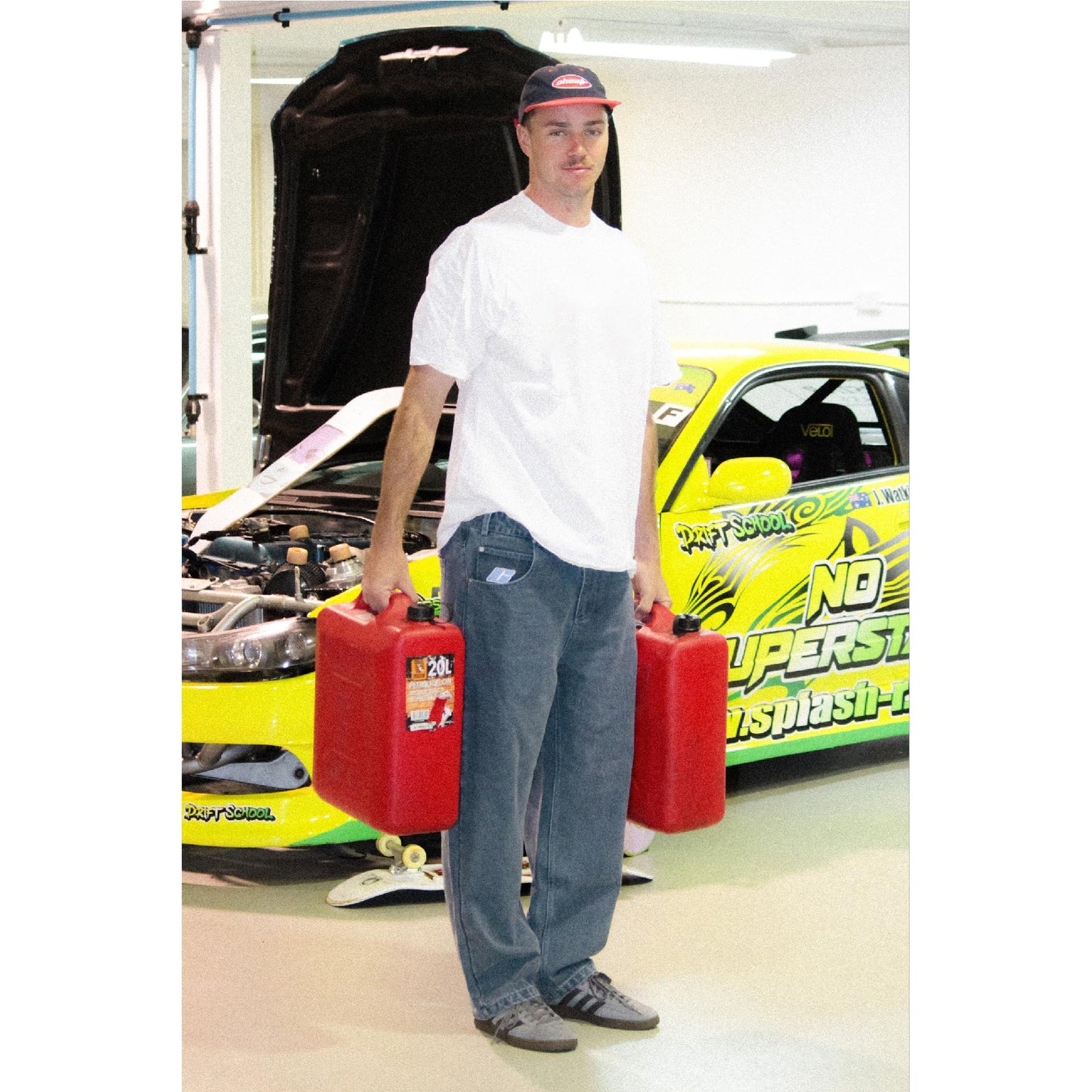 Baggy Jeans, Washed Indigo