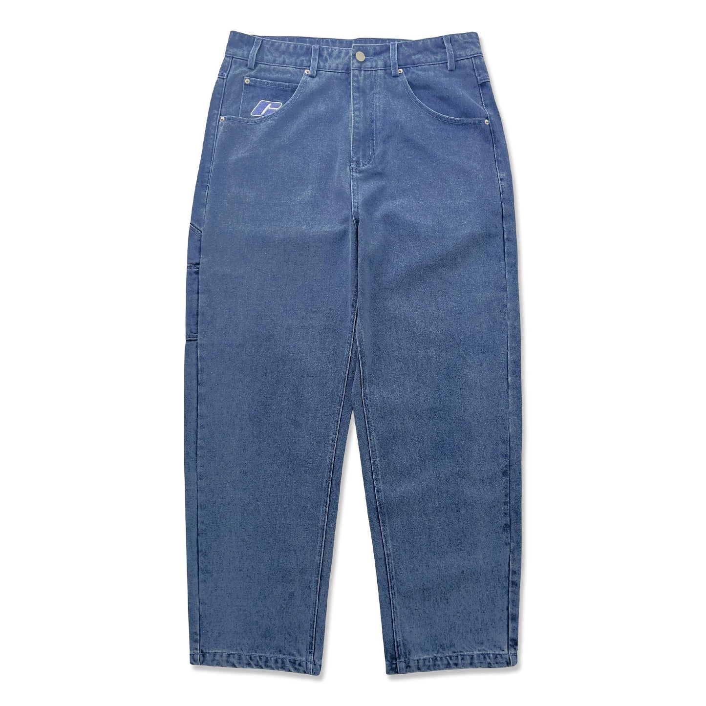 Baggy Jeans, Washed Indigo