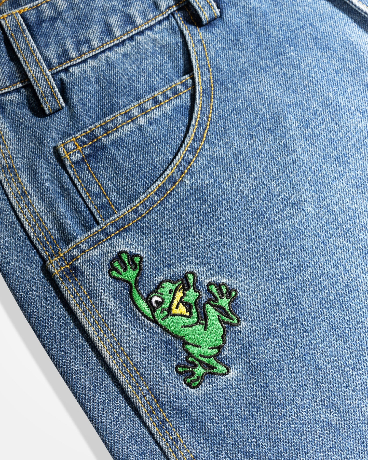 Frog Denim Jeans, Washed Indigo