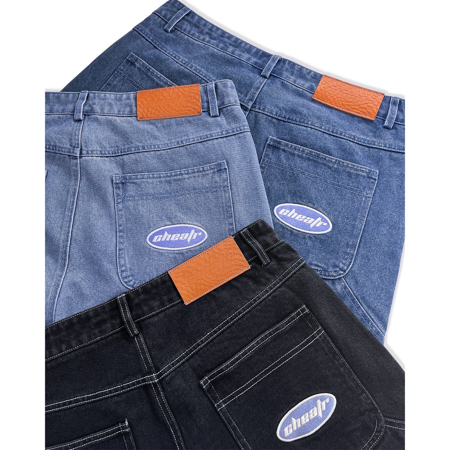 Baggy Jeans, Washed Indigo