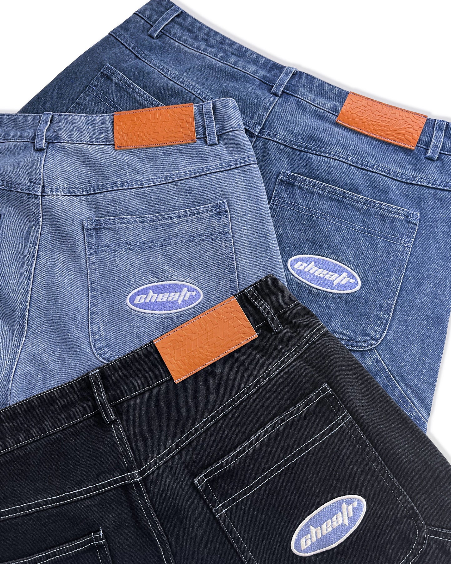 Baggy Jeans, Washed Indigo