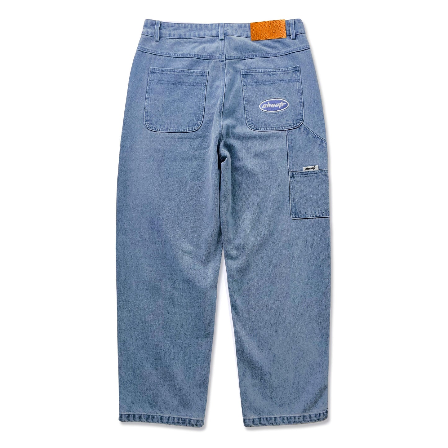Baggy Jeans, Light Washed Indigo