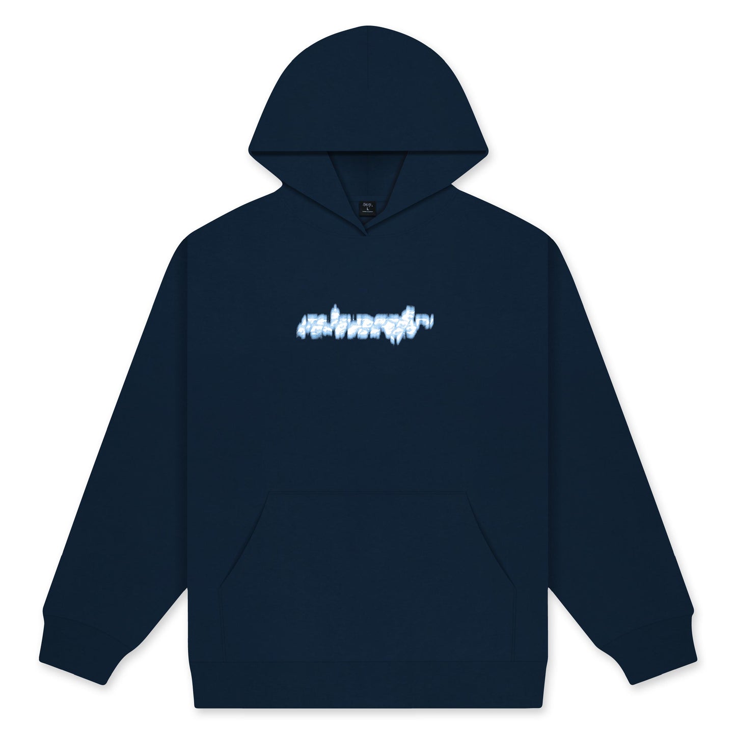 Glitch Hoodie, Navy