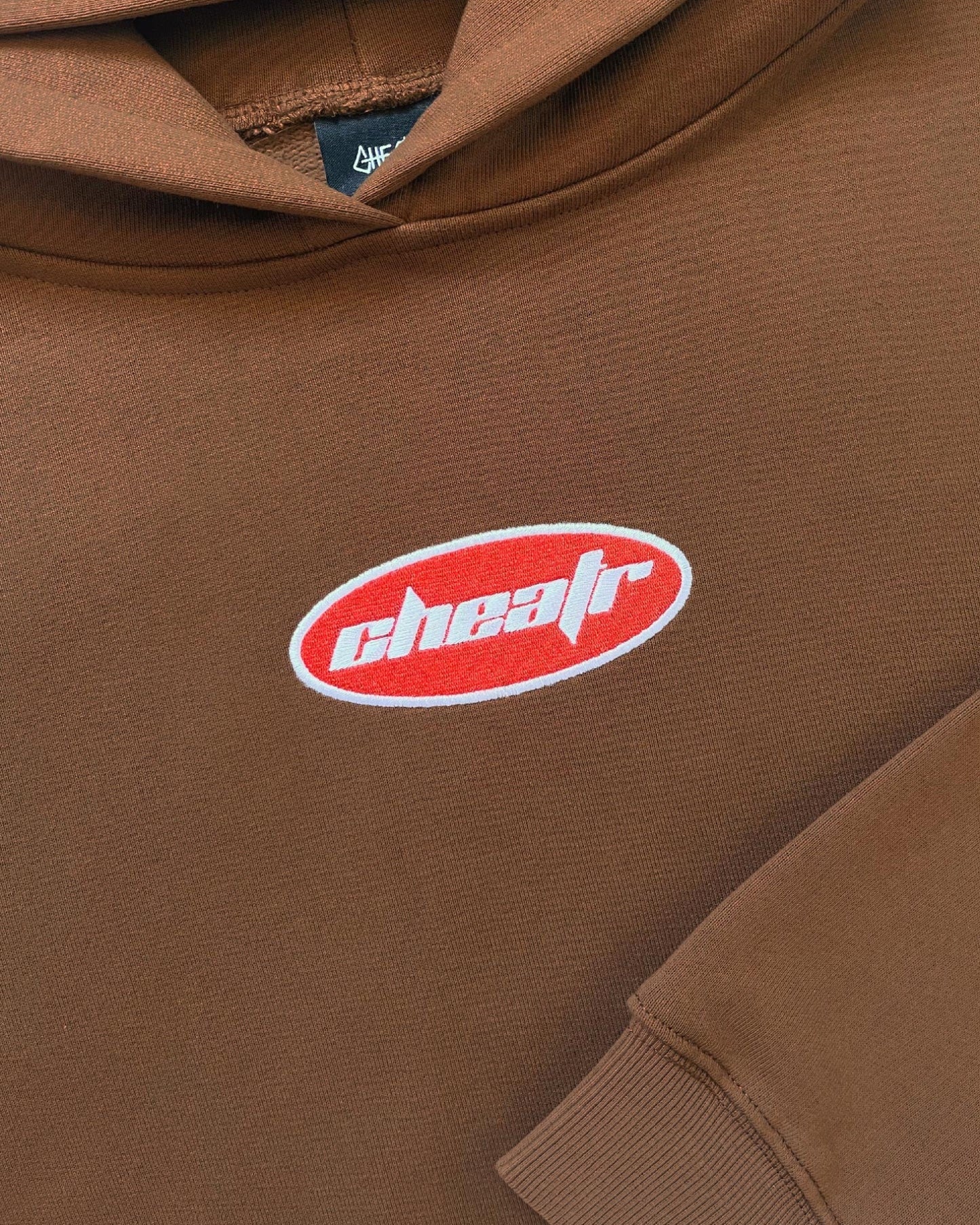 Oval Hoodie, Brown