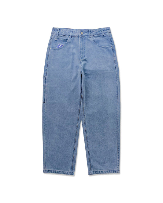 Baggy Jeans, Light Washed Indigo
