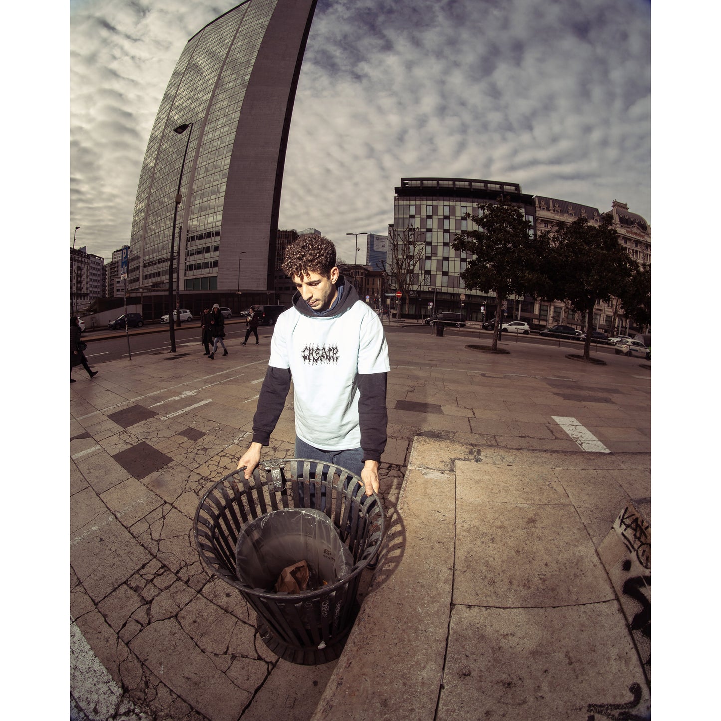 Thrash Tee, Sky Blue