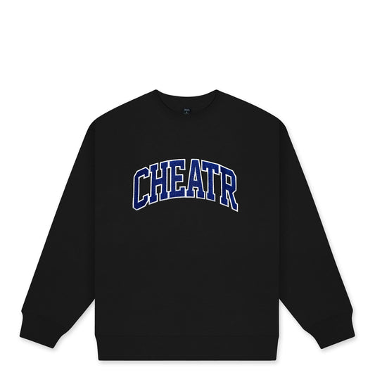 College Crewneck, Black