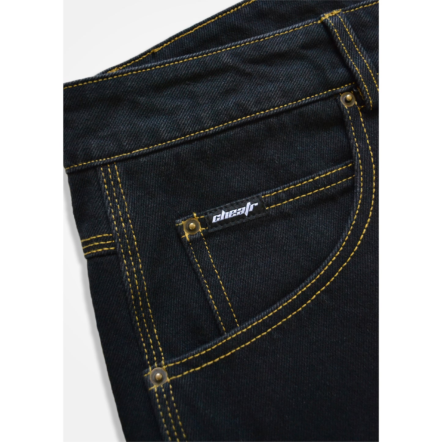 Staple Denim Shorts, Black
