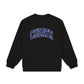 College Crewneck, Black