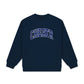 College Crewneck, Navy