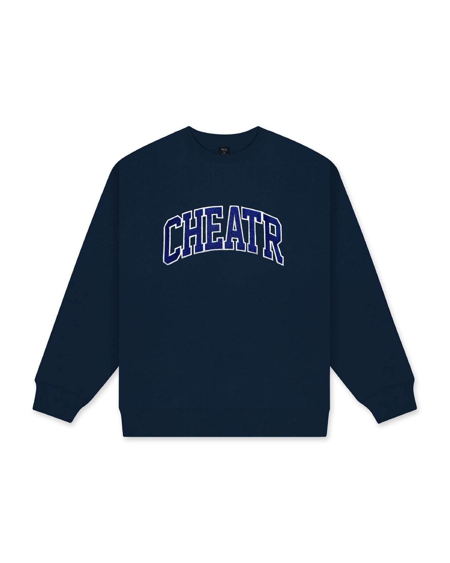 College Crewneck, Navy