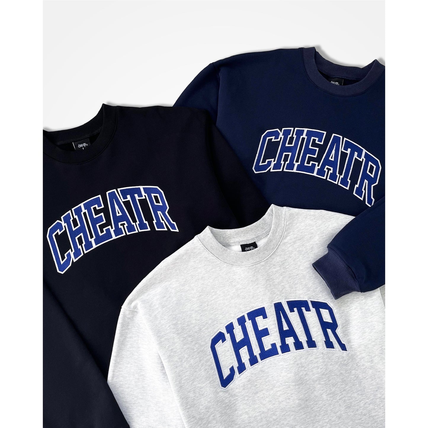 College Crewneck, Navy