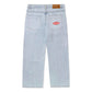 Emblem Denim Jeans, Bleached Indigo
