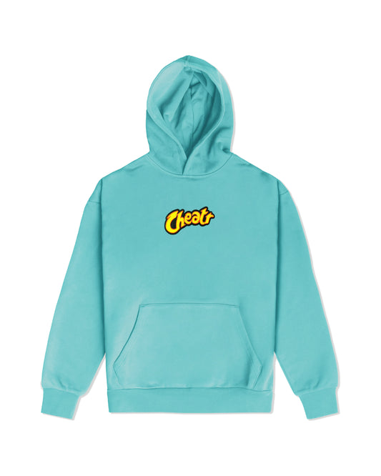 Flamin' Hot Hoodie, Turquoise