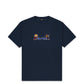 Mischief Tee, Navy