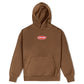 Oval Hoodie, Brown