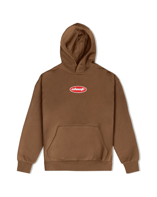 Oval Hoodie, Brown