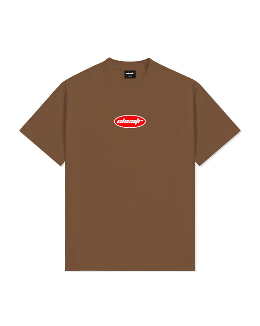 Oval Tee, Brown