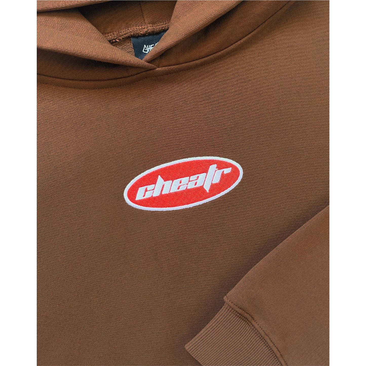 Brown Oval Hoodie