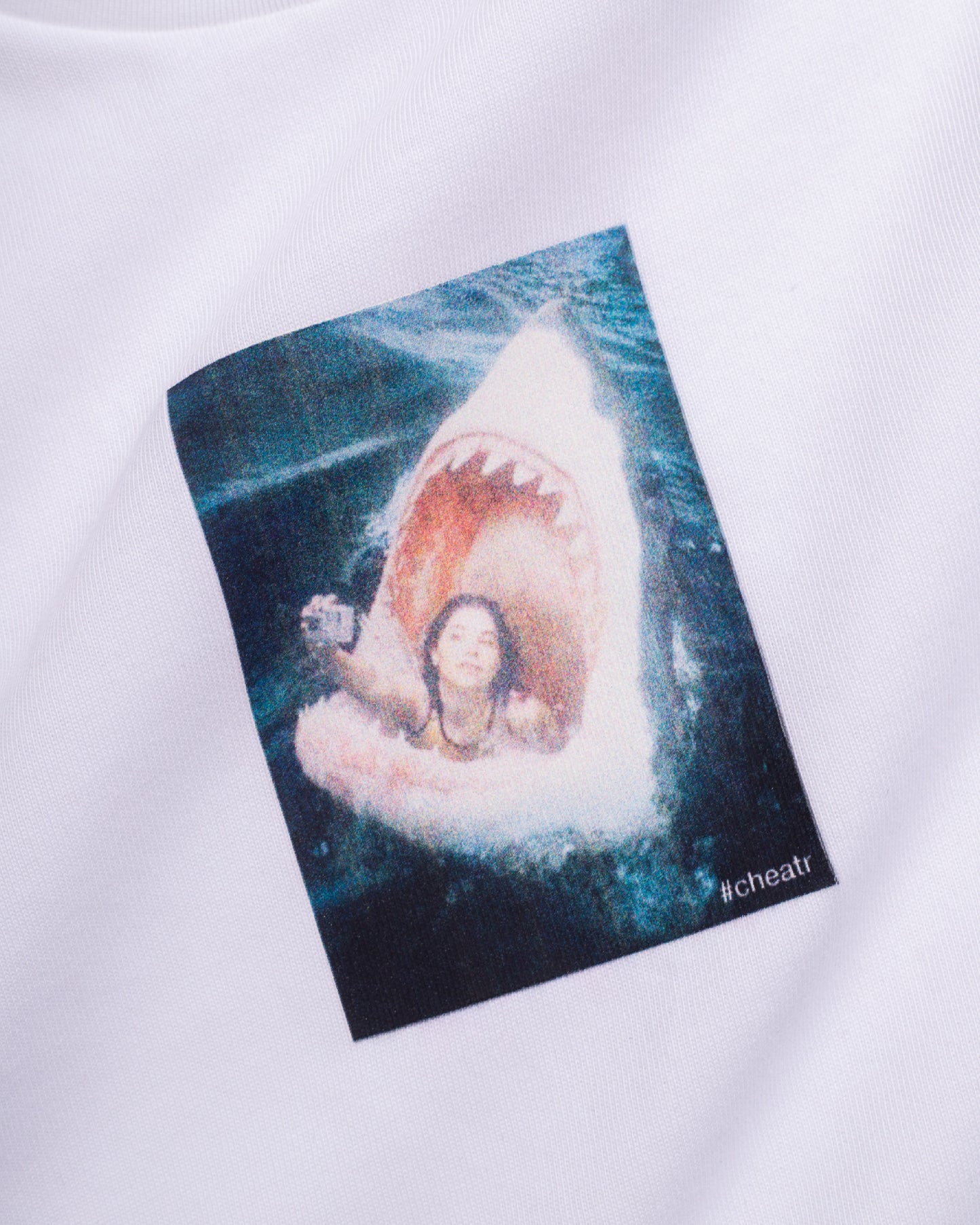 Selfie Tee, White