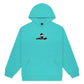 Feline Hoodie, Turquoise