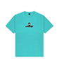 Feline Tee, Turquoise