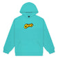 Flamin' Hot Hoodie, Turquoise