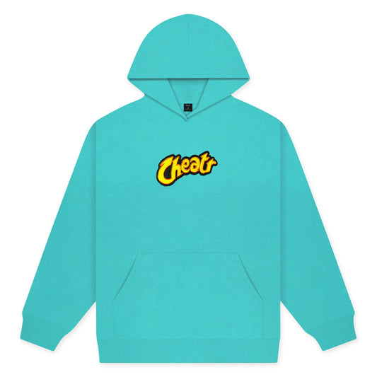Turquoise Flamin' Hot Hoodie
