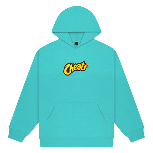 Flamin' Hot Hoodie, Turquoise