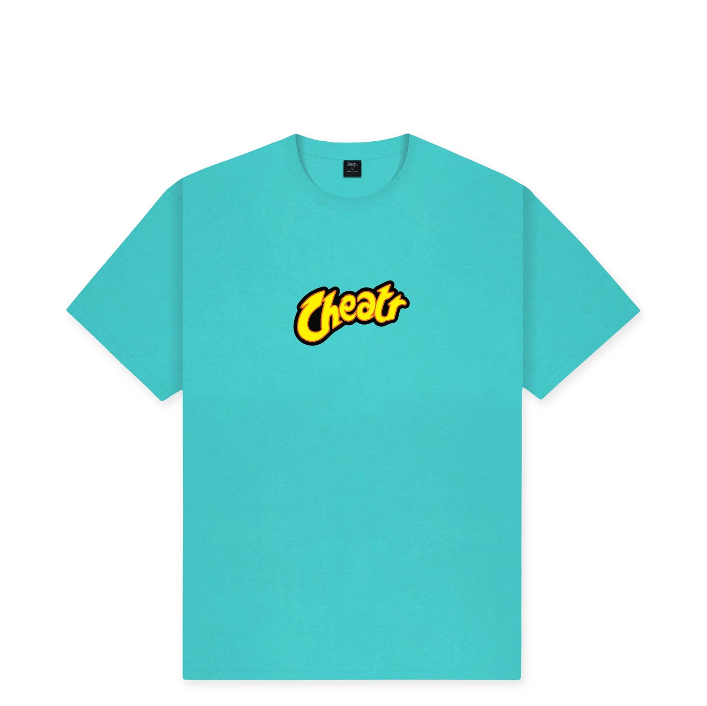 Flamin' Hot Tee, Turquoise