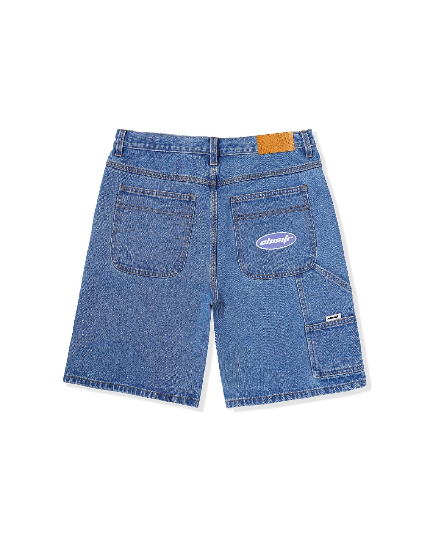 Denim Shorts, Washed Indigo